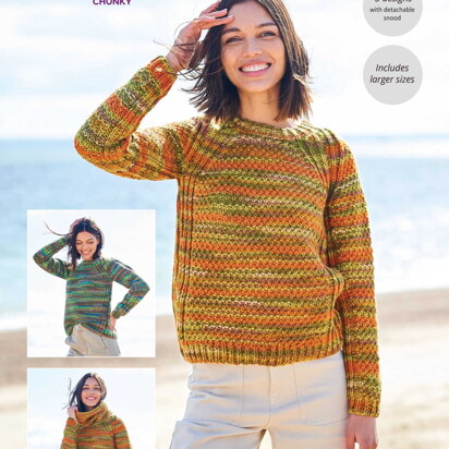 Sweaters in Stylecraft For the Love of Stripes - 10095 - Downloadable PDF