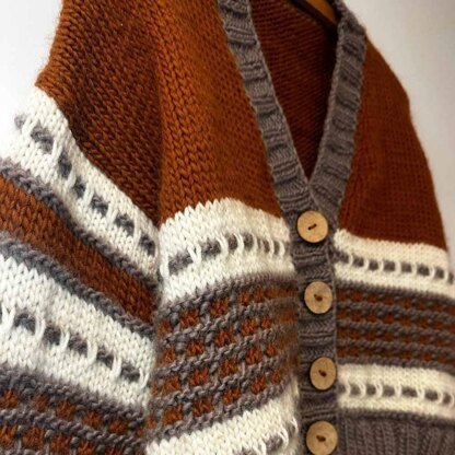 Pumpkin Spice Cropped Cardigan