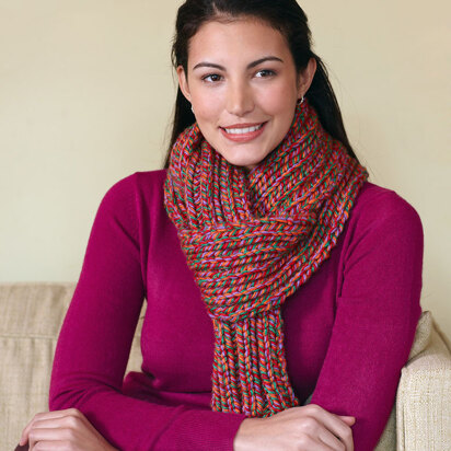 Mountain View Scarf in Lion Brand Hometown USA - L0432B