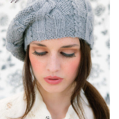 Easy slouchy hat knitting pattern best sale straight needles