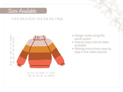 Kids Raglan sweater Sentro