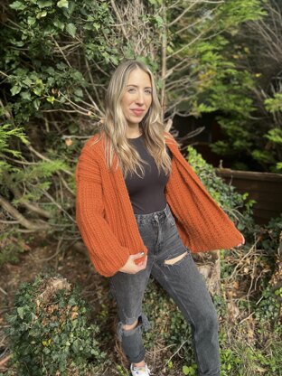 Autumn Walks Rib Cardigan