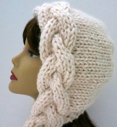 Snow Goddess Khione  Braid Hat