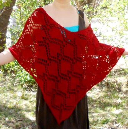 Majestic Queen of Hearts Poncho