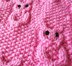 Knitting pattern Owl Blanket , Reborn Doll or Baby