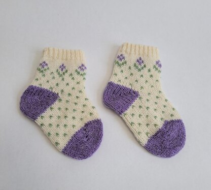 Flower Baby Socks