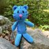 Blue Crochet Tiger