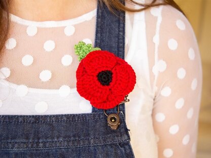 Crocheted Poppy