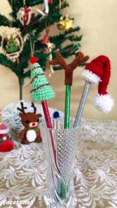 Santa Hat Pencil Puppet / Pencil Topper