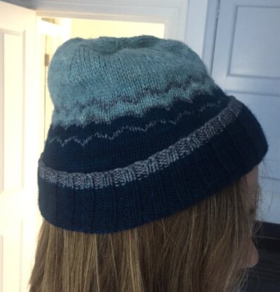 My first colourwork hat