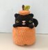 Crochet Cat in a Pumpkin