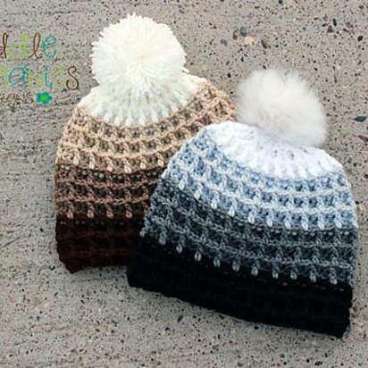 Ombre Waffle Beanie