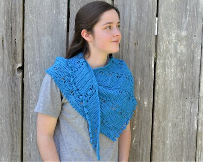 Butterfly Crescent Shawl