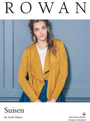 Suisen Cardigan in Rowan Cotton Lustre