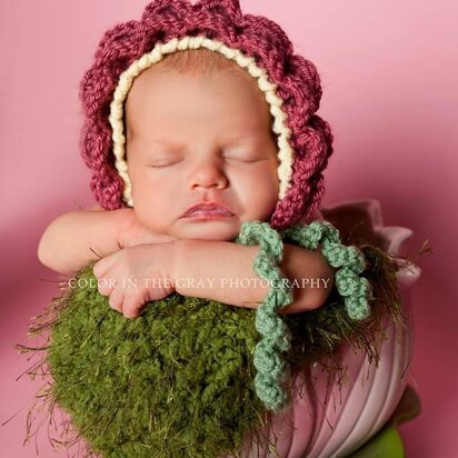 Flower Baby Bonnet