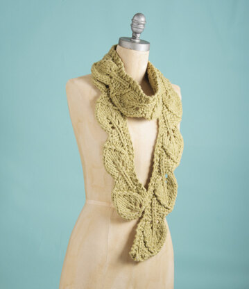 Leaf Scarf in Spud & Chloe Outer - Downloadable PDF