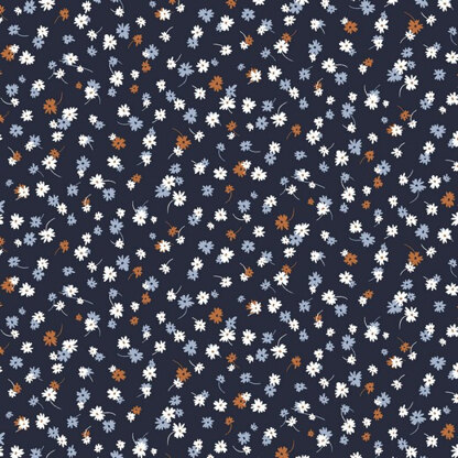 Small Daisy (Navy)