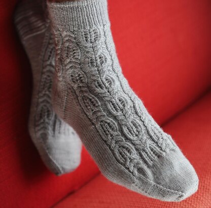 Up and Down Cable Socks