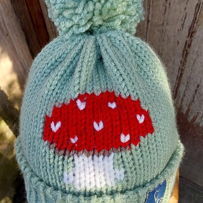 Mushroomknit beanie