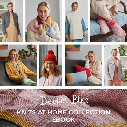 Knits at Home Ebook - Knitting & Crochet Patterns in Debbie Bliss Cashmerino Chunky