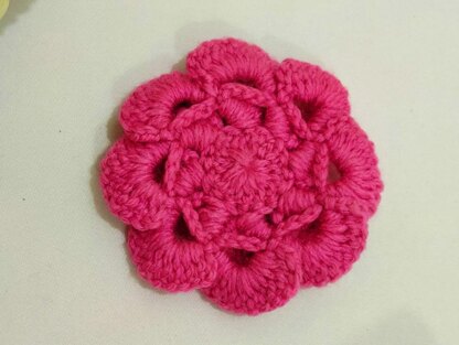 3 D PInk Flower