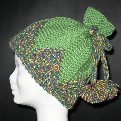 Lovely Green Pom Pom Hat