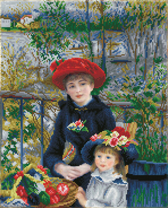 Diamond Dotz Two Sisters on the Terrace Diamond Painting Kit