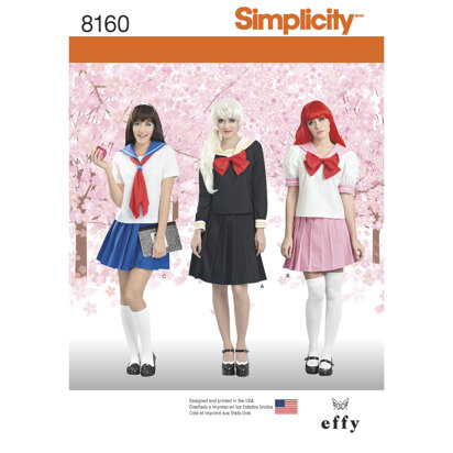 Simplicity Pattern 8160 Effy Sews Cosplay Women's Costume 8160 - Sewing Pattern
