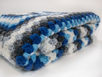 Laurie’s Winter Infinity Granny Rectangle Crochet Blanket