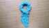 Sky blue lace scarf