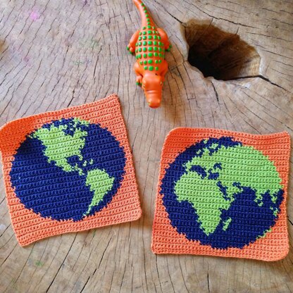 Hot Earth Potholder