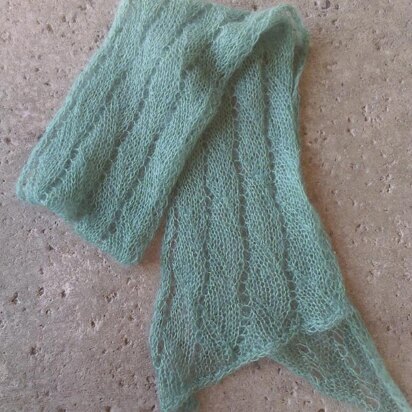 Clear Water lacy scarf