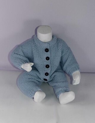 Baby Simple Aran Onesie