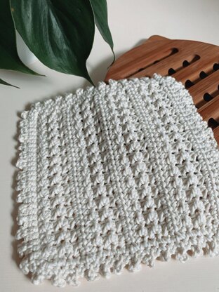 The Spring Buds Dishcloth