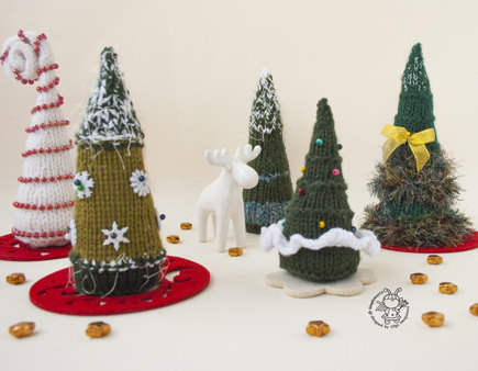 5 Pine Christmas Trees #5