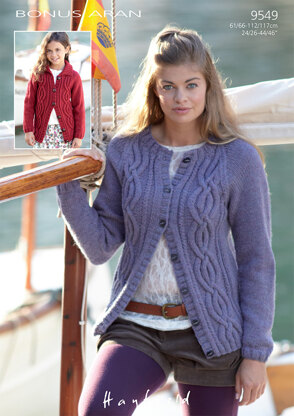 Jackets in Hayfield Bonus Aran - 9549 - Downloadable PDF