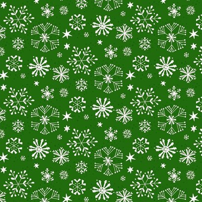 P&B Textiles Christmas Miniatures - Green - PBCHMI4461G