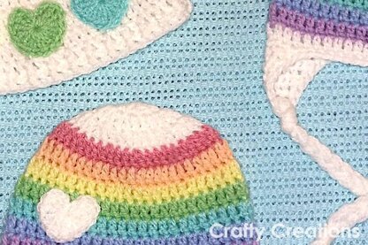 Rainbow Baby Beanies