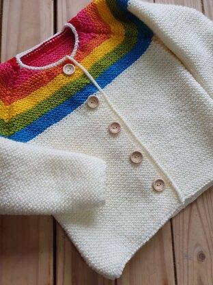 Kid's Rainbow Cardigan