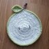 Apple slice coasters