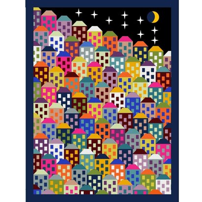 Safe in the City blanket - knitting pattern