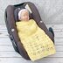 Car Seat Blanket Knitting Pattern #682