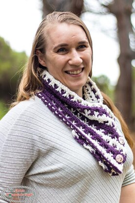 Striped Cluster Cowl