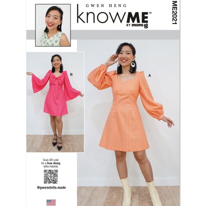 Know Me Misses' Dress by Gwen Heng ME2021 - Sewing Pattern