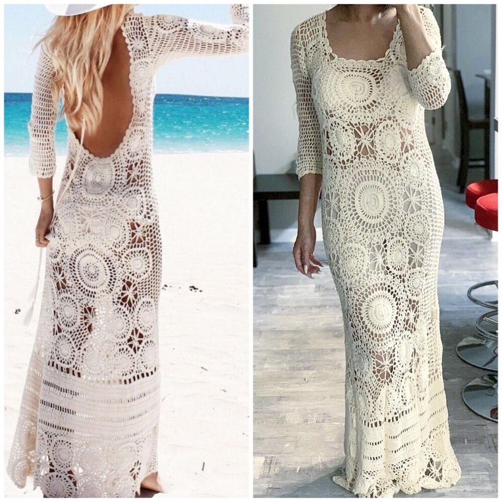 Crochet shop dress boho