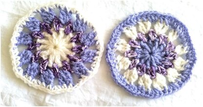 The Wheels Go Round Crochet Circles/Coasters
