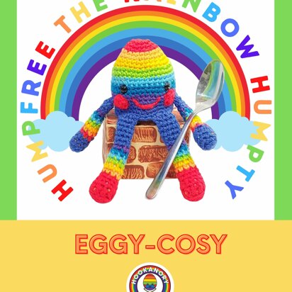 Rainbow Humpty Egg Cosy