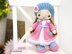 Mixed Knitting and Crochet Toy Clothes Pattern - Outfit "Mimi"
