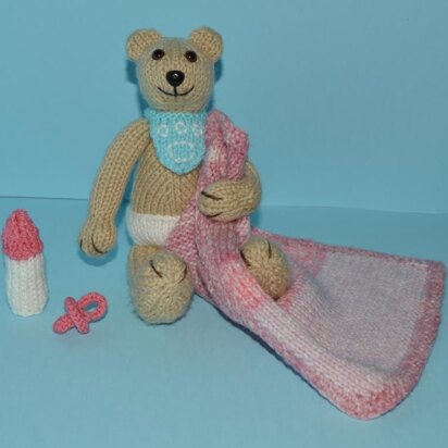 Tessa Teddy With Baby Outfit