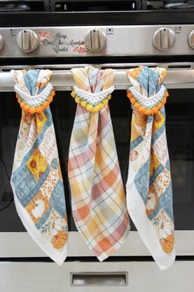 Pumpkin Cluster Towel Topper